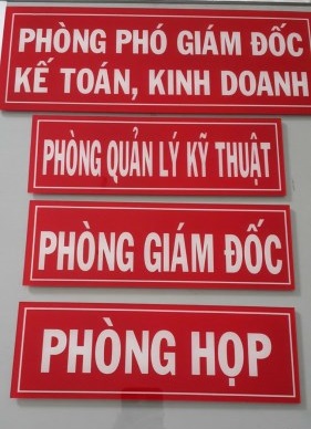 Mẫu bảng hiệu