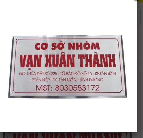 Mẫu bảng hiệu